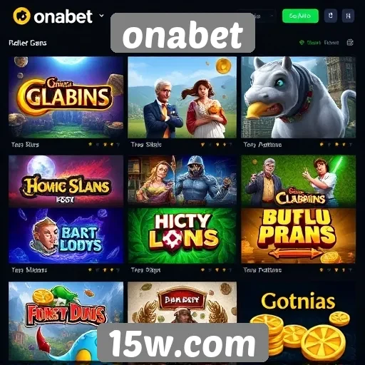 Análise de jogos populares disponíveis no site onabet
