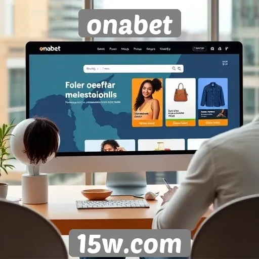 Análise da interface do usuário no site onabet