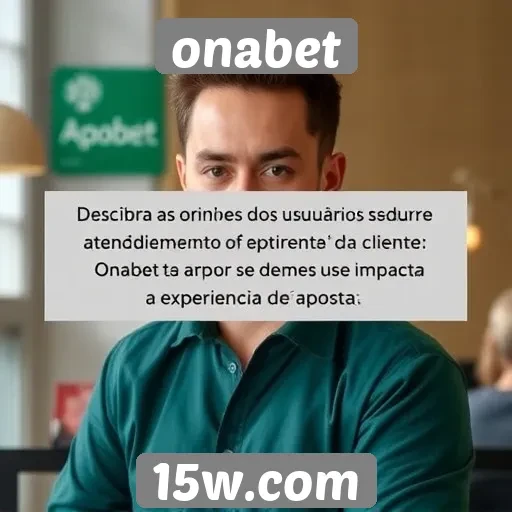 Reações de usuários sobre o atendimento ao cliente onabet