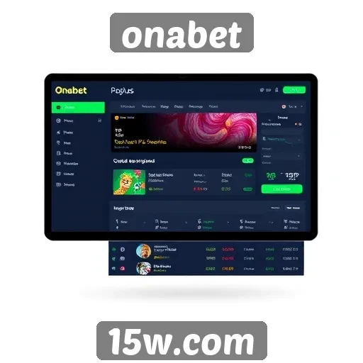 Explorando a interface de usuário do site onabet