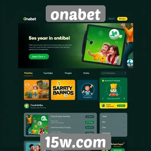 Análise da interface do site Onabet